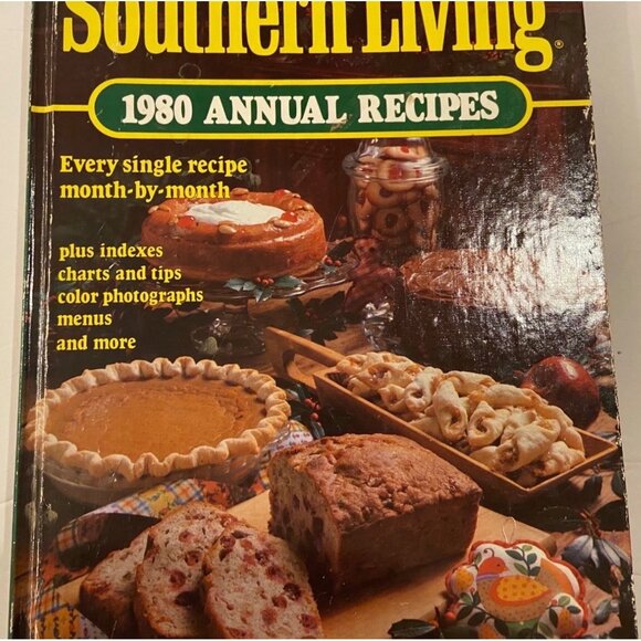 Vtg Southern Living 1980 & 1983 Ann. Recipes Cookbooks:Over 1400+ Pages Recipes - Picture 3 of 13